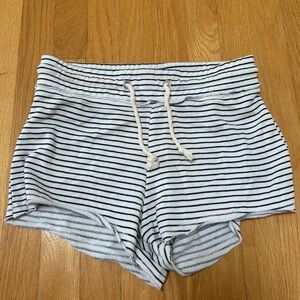 Atmosphere Black and White Striped Shorts